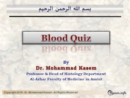 Blood Histology Quiz