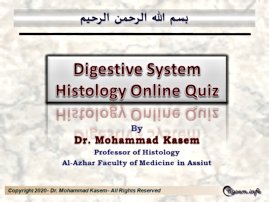 Digestive Quiz Dr Kasem Histology Homepage